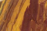 Polished Desert Sunset Banded Iron Slab - Western Australia #234784-1